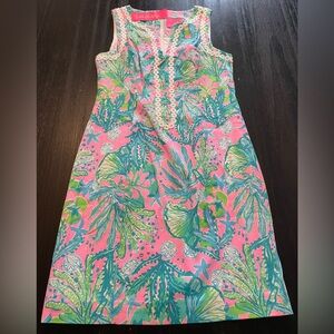 Lilly Pulitzer DELILA STRETCH SHIFT Dress Mandevilla Baby Hip Náutica NEW